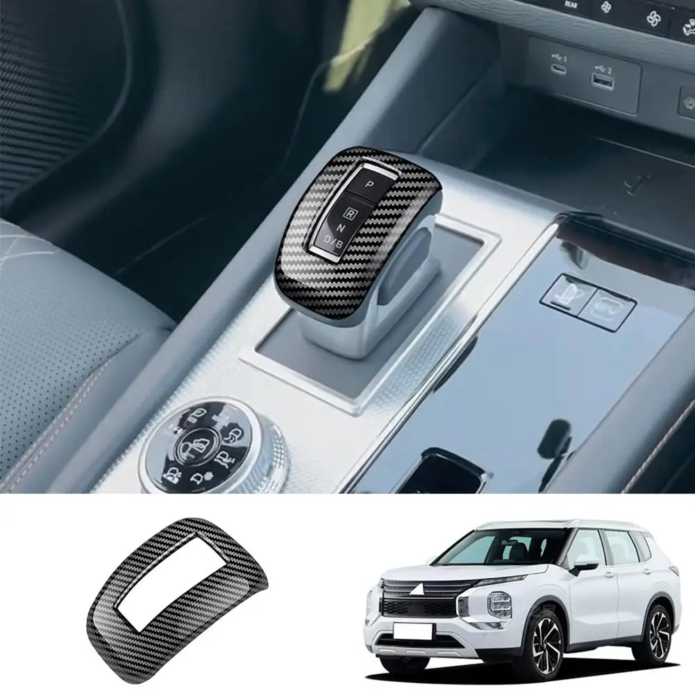 

For Mitsubishi Outlander 22-23 Gear Head Handle Cover For Outlander Central Control Gear Cover Decoration Car Interior Acce U2O6