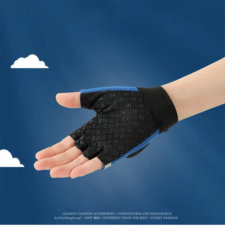 Kinder Radfahren Handschuhe Anti-Slip Schutzhülle Junge Mädchen Wandern Handschuhe Student Camping Training Kinder Mountainbike Handschuhe – Detail 7