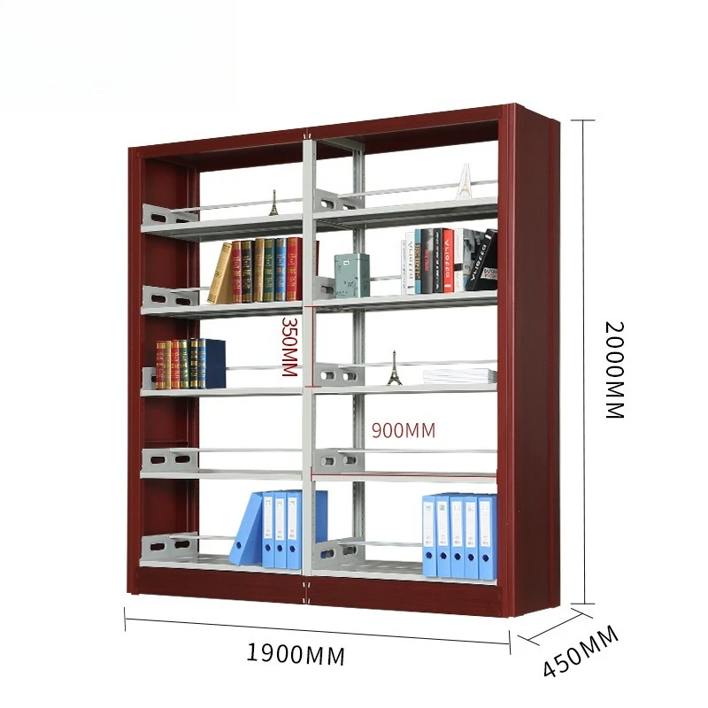 

Library Steel Bookshelf School Bookcase Reading Room Light Luxury Study Furniture