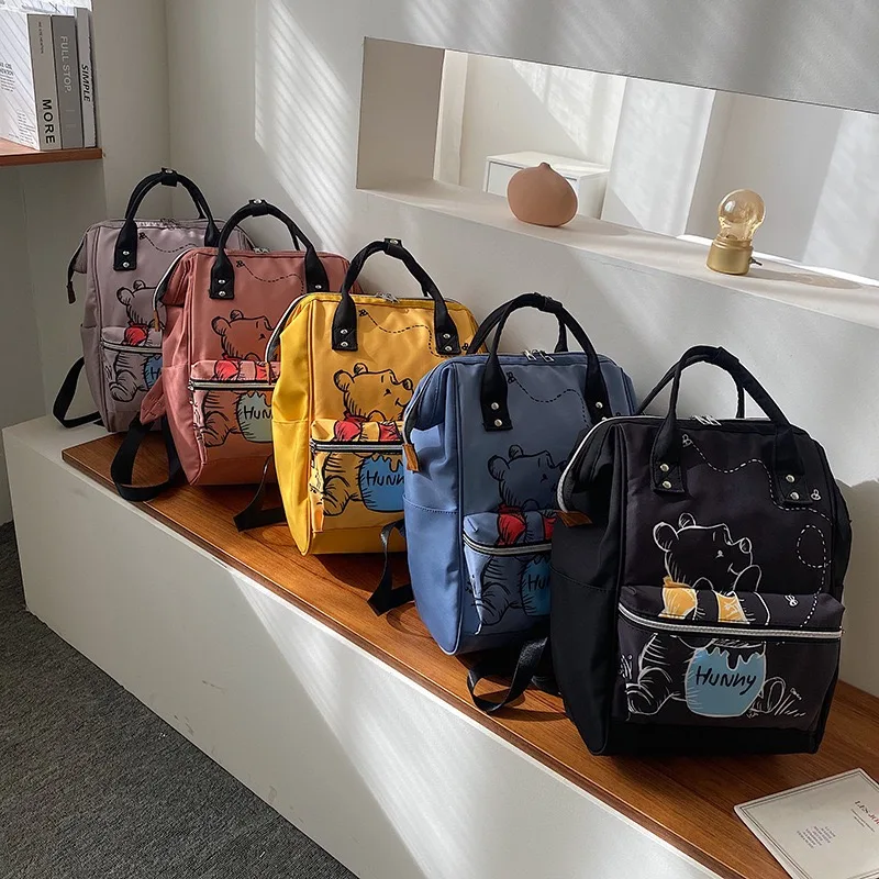 

New Disney cartoon women Winnie Mommy bag Kids Backpack lady bag