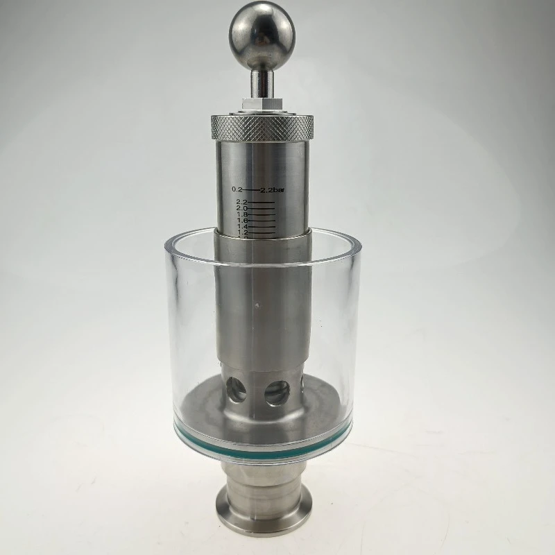 304 Stainless Steel Quick Fit Water Seal Breathing Exhaust Valve For Beer Fermentation Tank Glass Cover