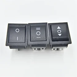 2PCS KCD4 Black Rocker Switch Power Switch ON-OFF-ON 2/3 Position 4/6 Pins The Arrow Is Reset 16A 250VAC/ 20A 125VAC