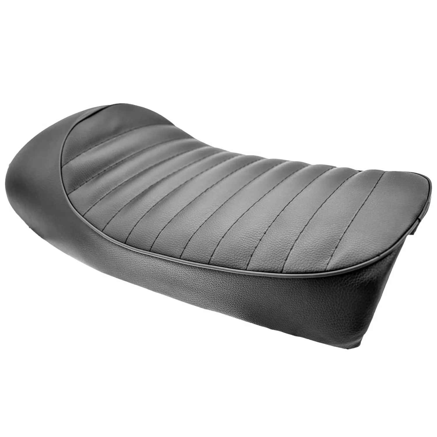 

T48C_Motorcycle Seat for Suzuki GS Yamaha XJ Honda CG125 CB350 Black