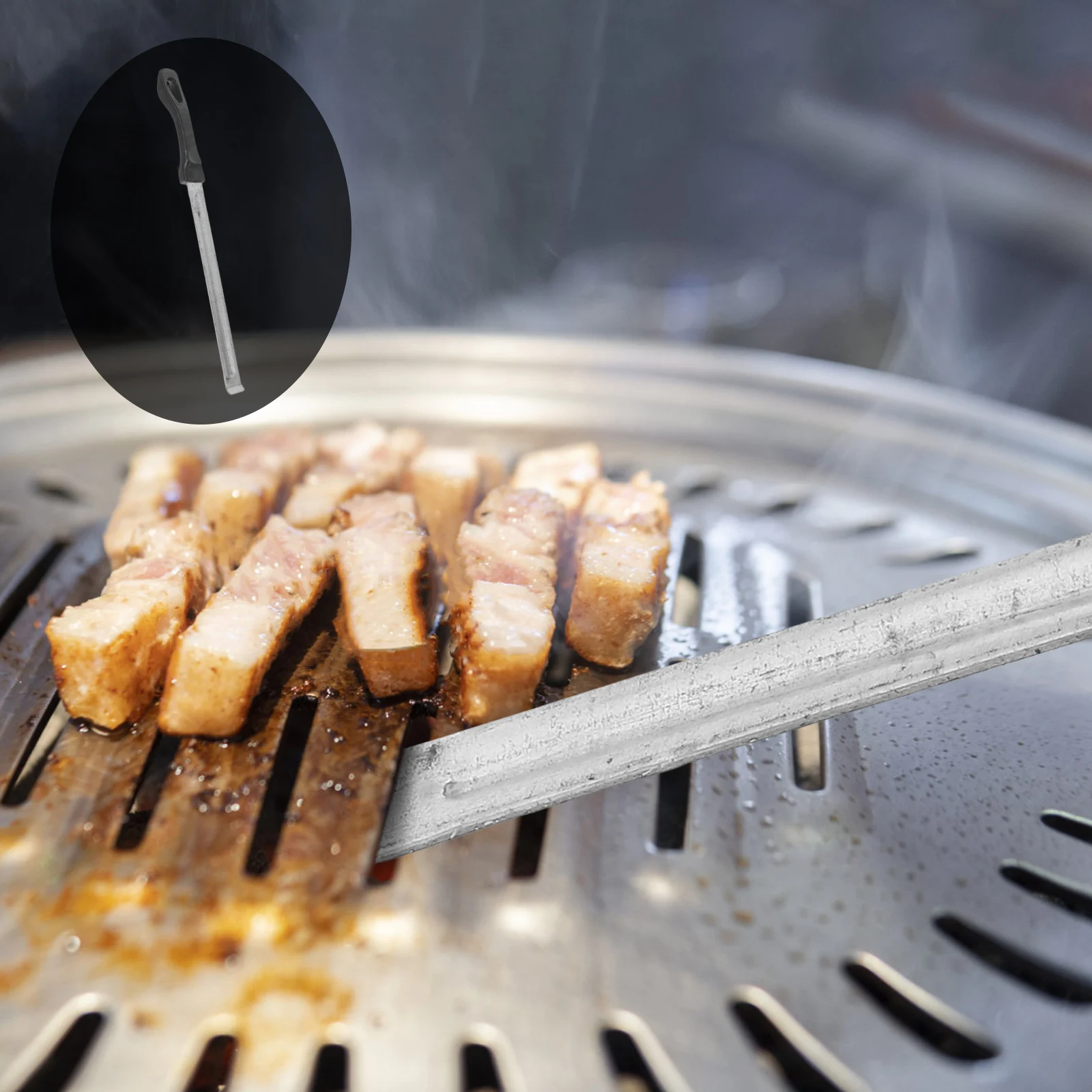 

Barbecue Tools Grill Accessories Charcoal Lifter Tool Restaurant Grill Gripper Fire Utensils Lifter Steel Outdoor Cooking