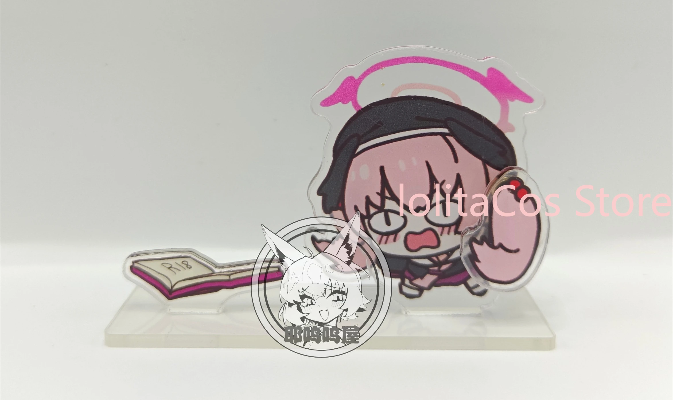 

Blue Archive Koharu Shimoe Rotatable Double Plug Acrylic Stand Kawaii Desktop Ornament Room Decor Man Birthday Gift Xmas Anime