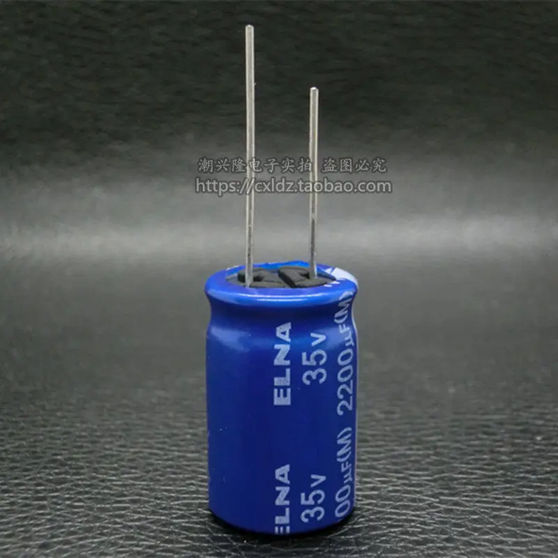 20-5pcs New Genuine ELNA RE3 35v2200uF blue-coated audio audiophile electrolytic capacitor 16*25mm