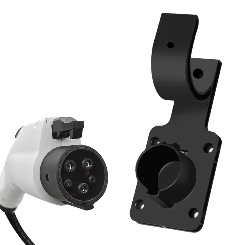 Eendelig Muur Ev Oplader Kabelhouder Pistool Hoofd Socket Voor Type 1 Evse Connector Ev Oplader