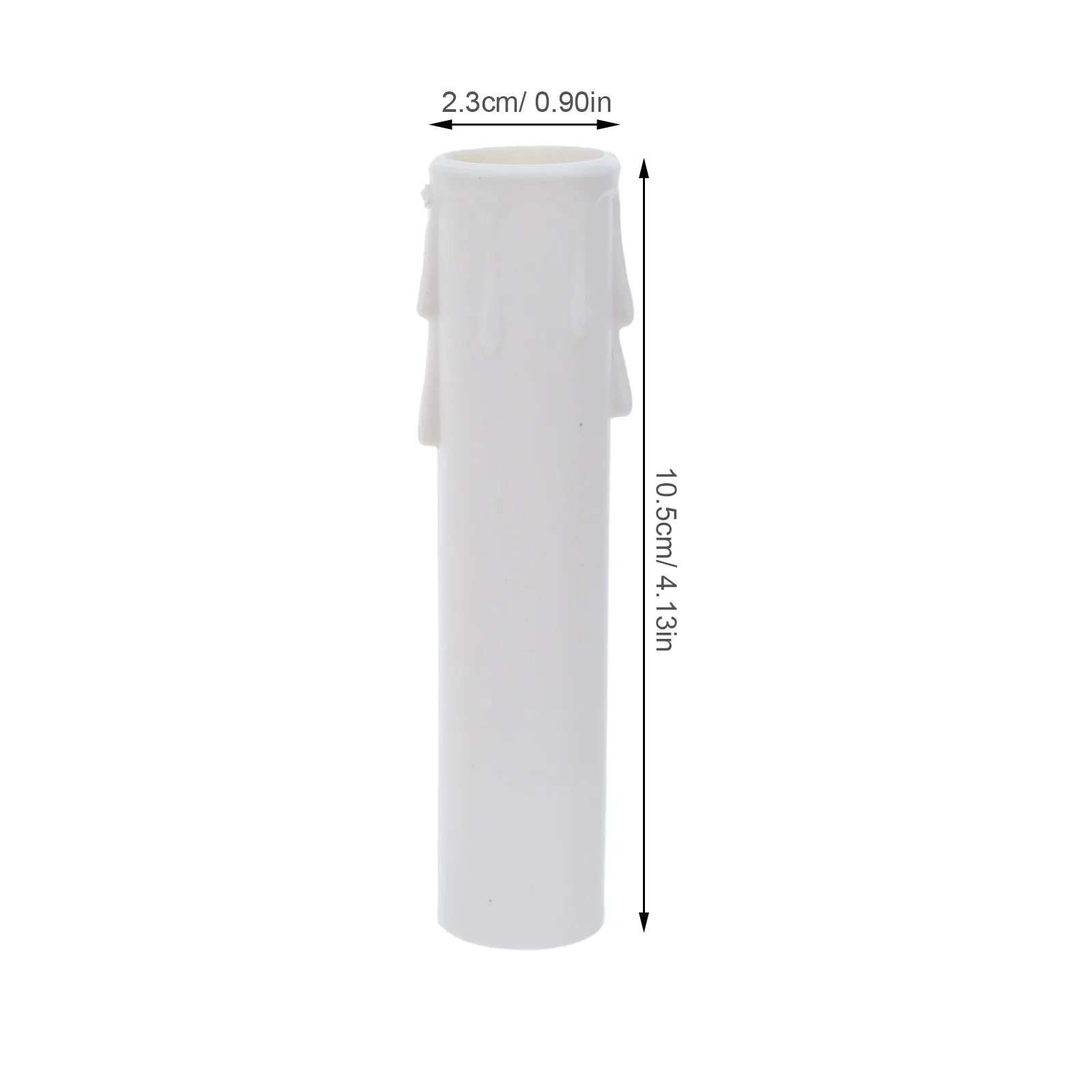 12Pcs E14 Plastic Socket Covers Sleeves Vintage Style Chandelier Ceiling Lamp Base Lighting Fixture Accessories