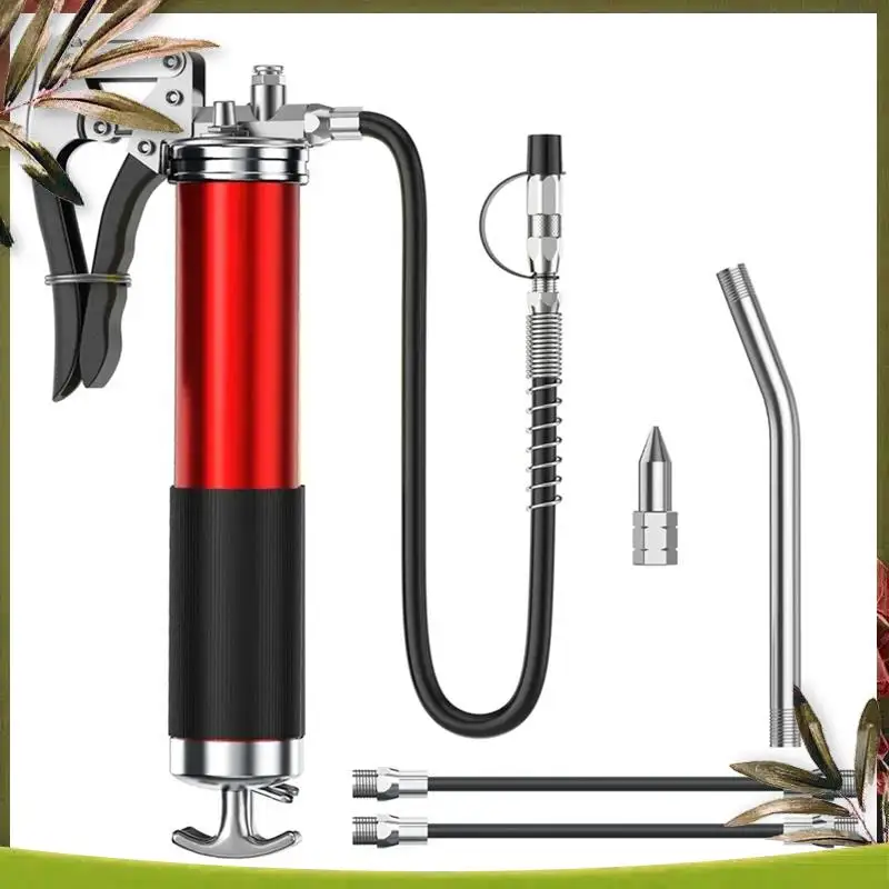 

AB98-Набор инструментов для смазки масла, ручная ручка, соединитель для насоса высокого давления, 400CC, инжекция смазки, сверхмощный инструмент для обслуживания, легкие вставки