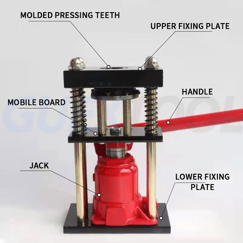 Hose Press Manual Pipe Press Portable Hydraulic Press Spray Agricultural High-pressure Hose Connector Prefastening Machine