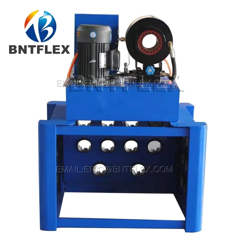 Сделано в Китае Быстрая скорость от 3/16 до 1,5 дюйма Электрические гидравлические шланговые прессы с 9 комплектами матриц для обжима труб