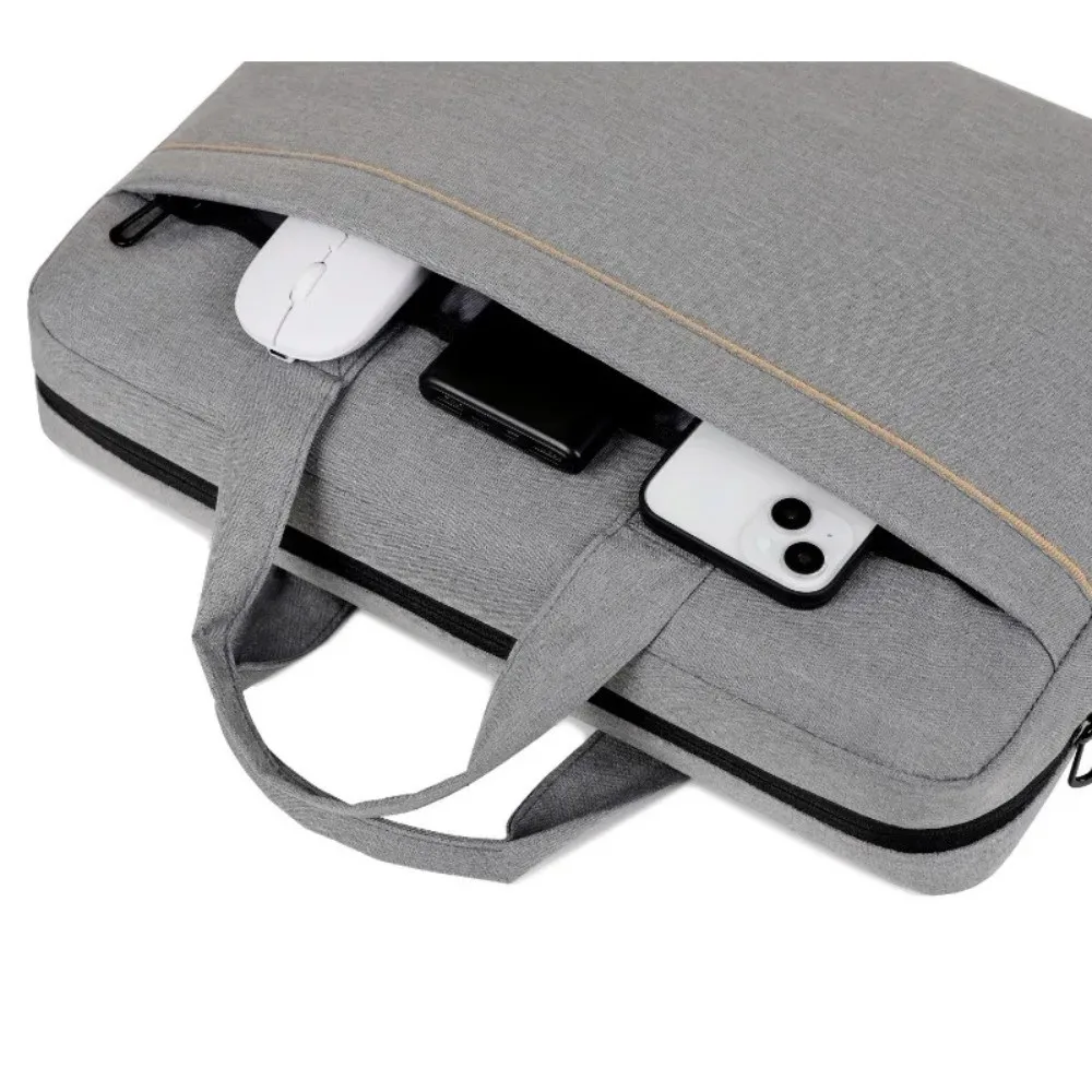 

Portable Large Capacity Laptop Bag Oxford Cloth Shockproof Notebook Cover 15-16 Inch Waterproof Single Shoulder Bag