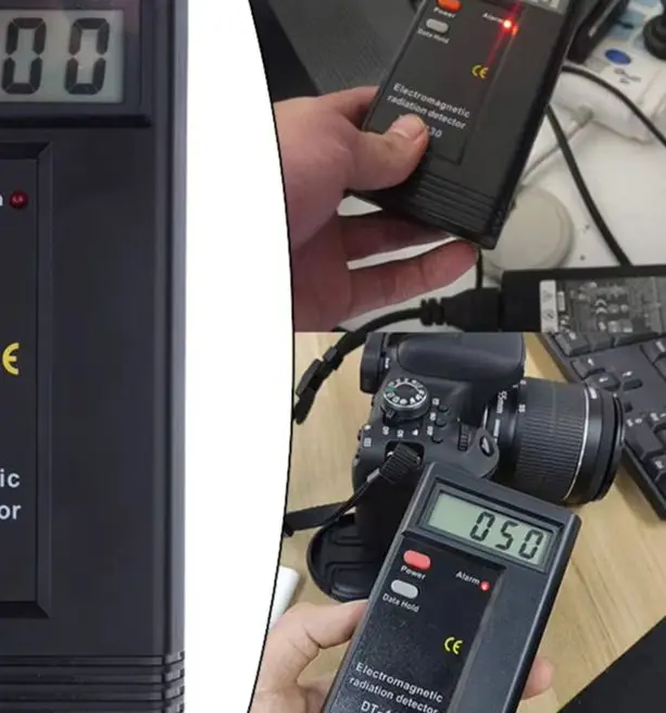 DT-1130 전자기 방사선 탐지기, 가전제품용 새로운 휴대용 자기장 방사선 EMF 탐지기.