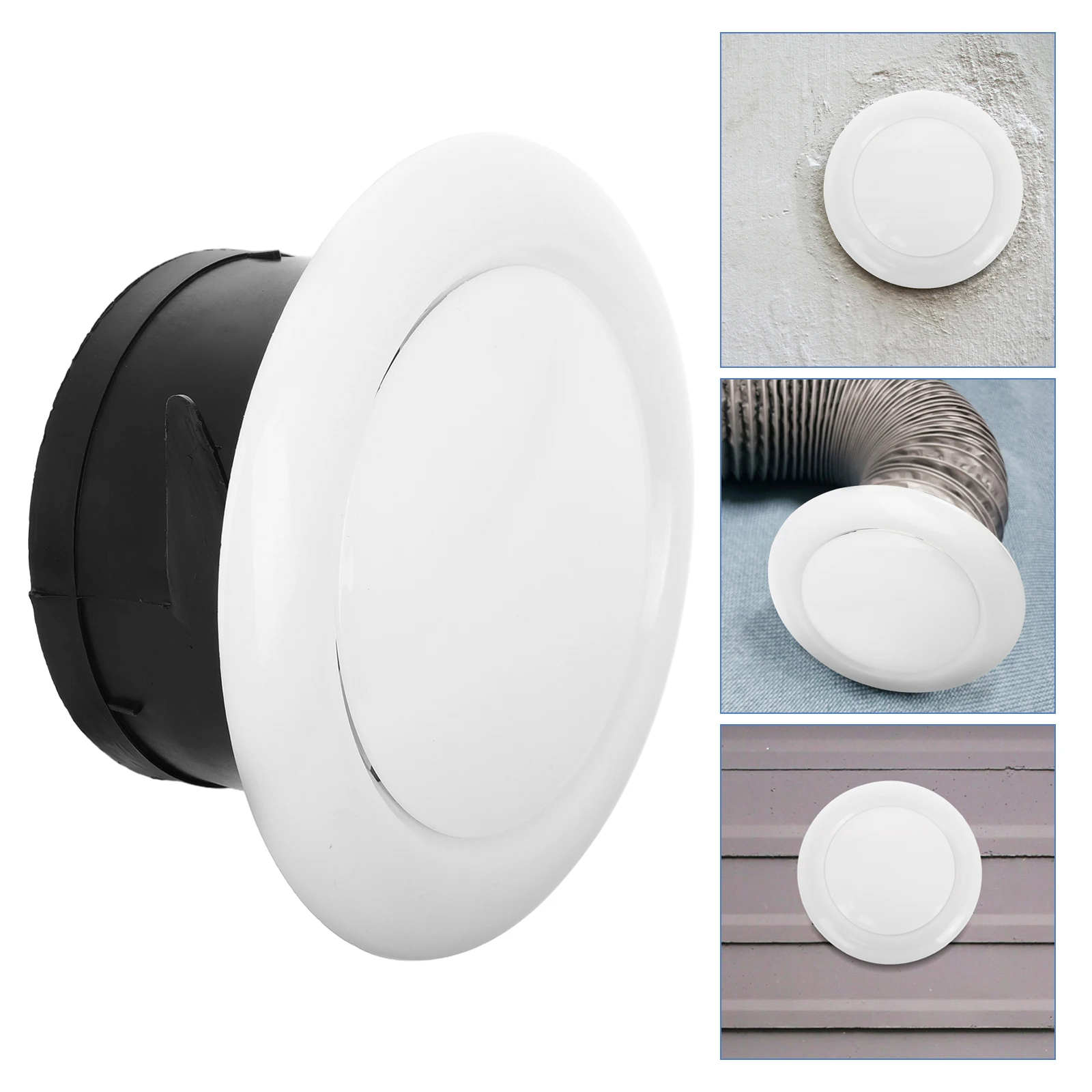 

Fresh Vent Covers ABS Round Duct Exhaust Conditioning Diffuser Office Home Ventilation Louver