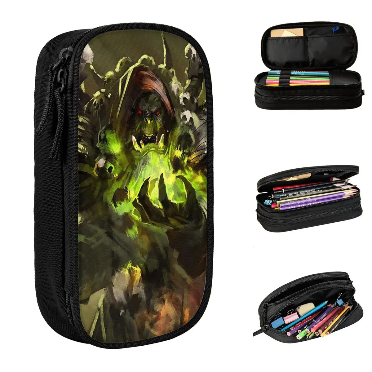 

Пеналы для ручек и карандашей Warcrafted: Большие сумки для хранения школьных принадлежностей и косметики для студентов