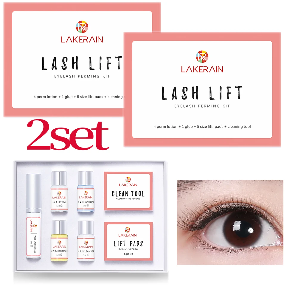Nieuwe Lash Lift Kit Langdurige Wimper Lifting Permanenten Lotion Fixatie Lijm Krullend Lasher Schoonheidssalon Thuisgebruik Pro Kit