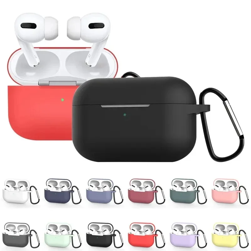 Funda de silicona suave para Apple para Airpods Pro pegatina piel auriculares Bluetooth funda para AirPods Pro accesorios protectores