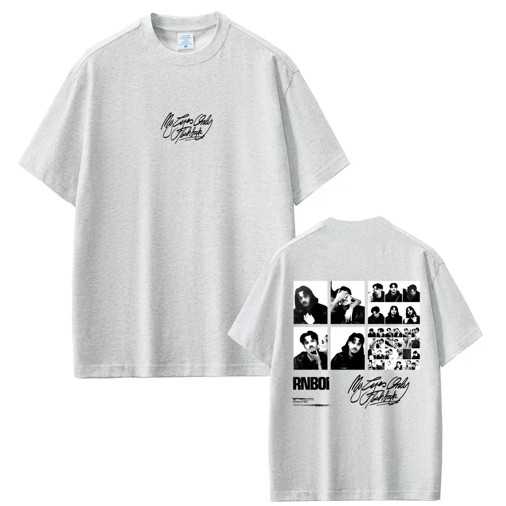 Rapper RnBoi My Eyes Only Flashback Album Merch 2026 T-shirt Men Women Hip Hop Fashion Pop Music T Shirt Male Oversized T-shirts