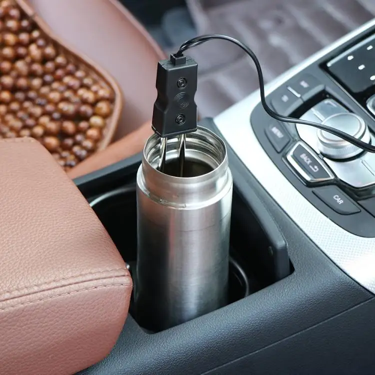 12V/24V Portable Immersion Water Heater, Electric Heating Rod for Coffee & Beverages in Cars, Trucks & Caravans