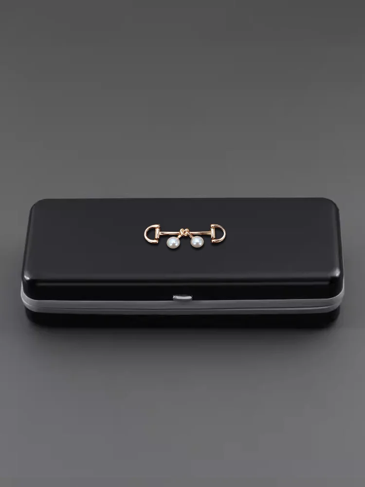 

Stress-Resistant Aluminum Velvet Eyewear Cases - Playful Collage Star Decor