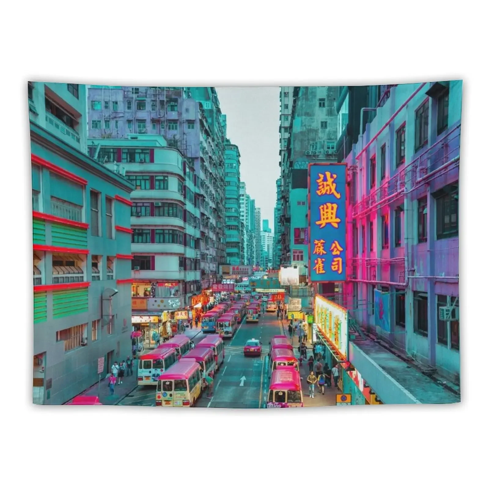 Kowloon II Tapestry Aesthetic Room Decorations Outdoor Decoration Aesthetics For Room Room Aesthetic Decor Tapestry