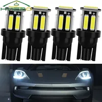 4Pcs T10 COB 10SMD Led 7020 Auto At Night LED 194 168 Wedge Replacement Reverse Instrument Panel Lamp White Bulbs For Lighting