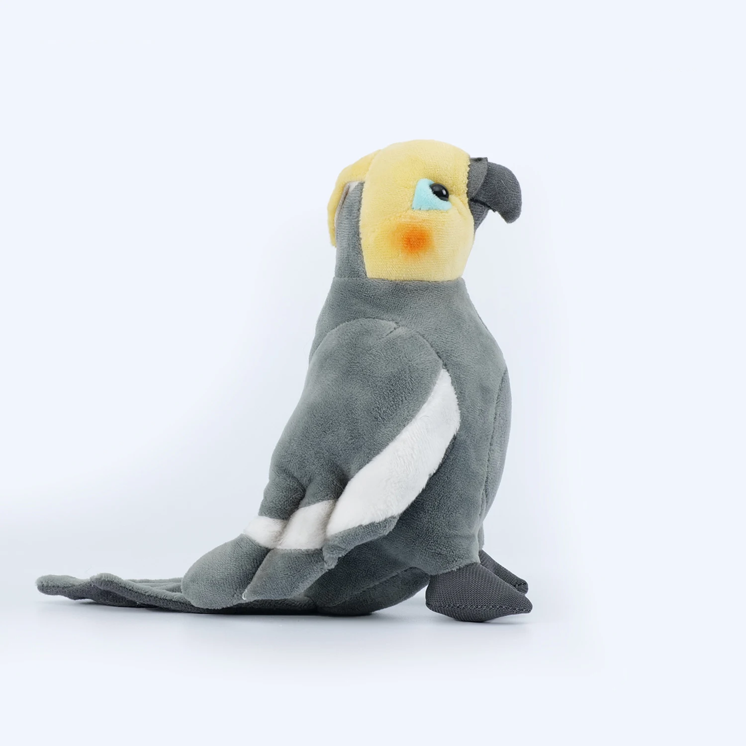 Creative Real Lifelike Parrot Cockatiel Plush Toys Miniature Cute Owl Soft Stuffed Doll Photo Props Home Garden Decor Ornament