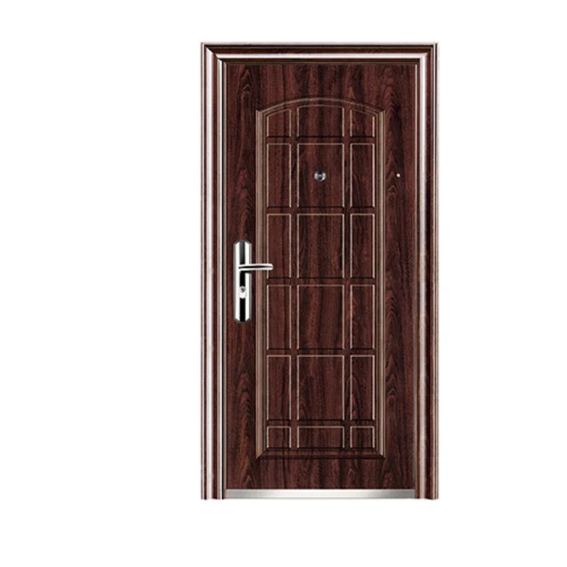 China Factory Single Double New Turkish Door Design Turkey Entrance Exterior Iron Metal Security Steel Door