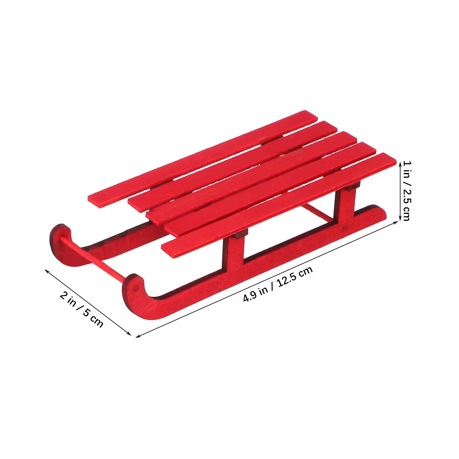 2 قطعة ديكور عتيق لعيد الميلاد زينة عيد الميلاد الاصطناعية الحلي التقليدية #3