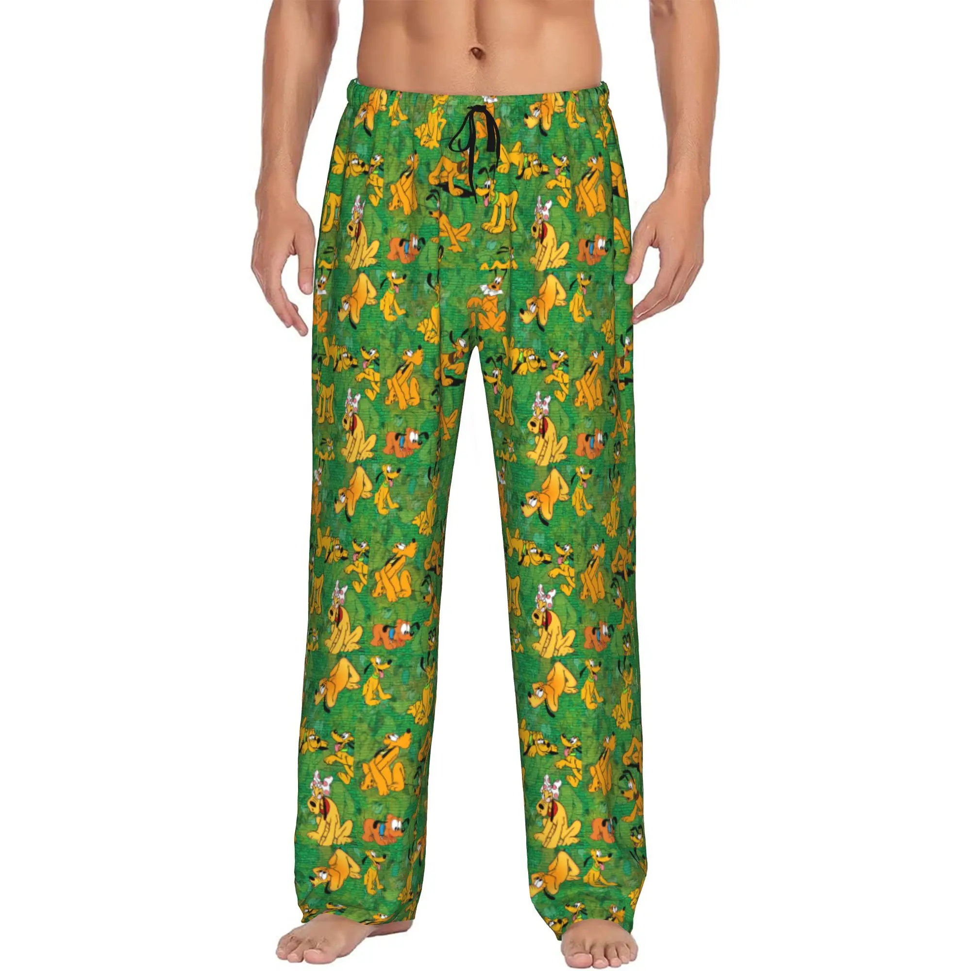 

Custom Printed Men's P-Pluto Pajama Pants Sleepwear Sleep Lounge Bottoms with Pockets
