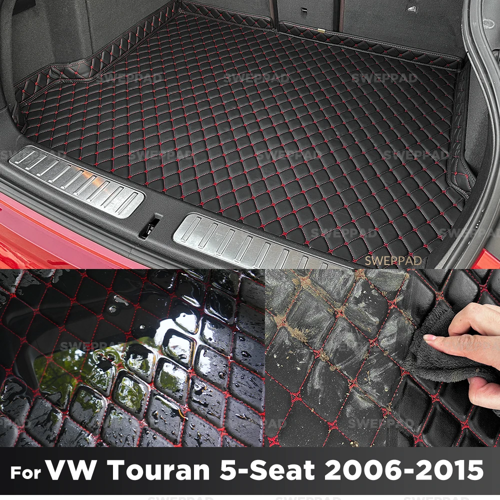 

For Volkswagen VW Touran 5-Seat 2006-2015 14 13 12 11 10 09 08 07 Car Trunk Mat Car Cargo Liner Interior Accessories
