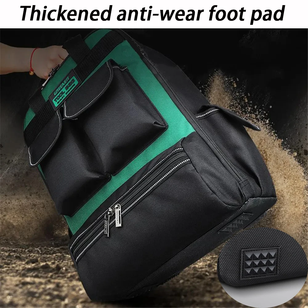 Professional Electrician Tools Bag Organizer Storage Complete Kit Tools Bag Canvas Shoulder Backpack Tool Hardware Repair Bags