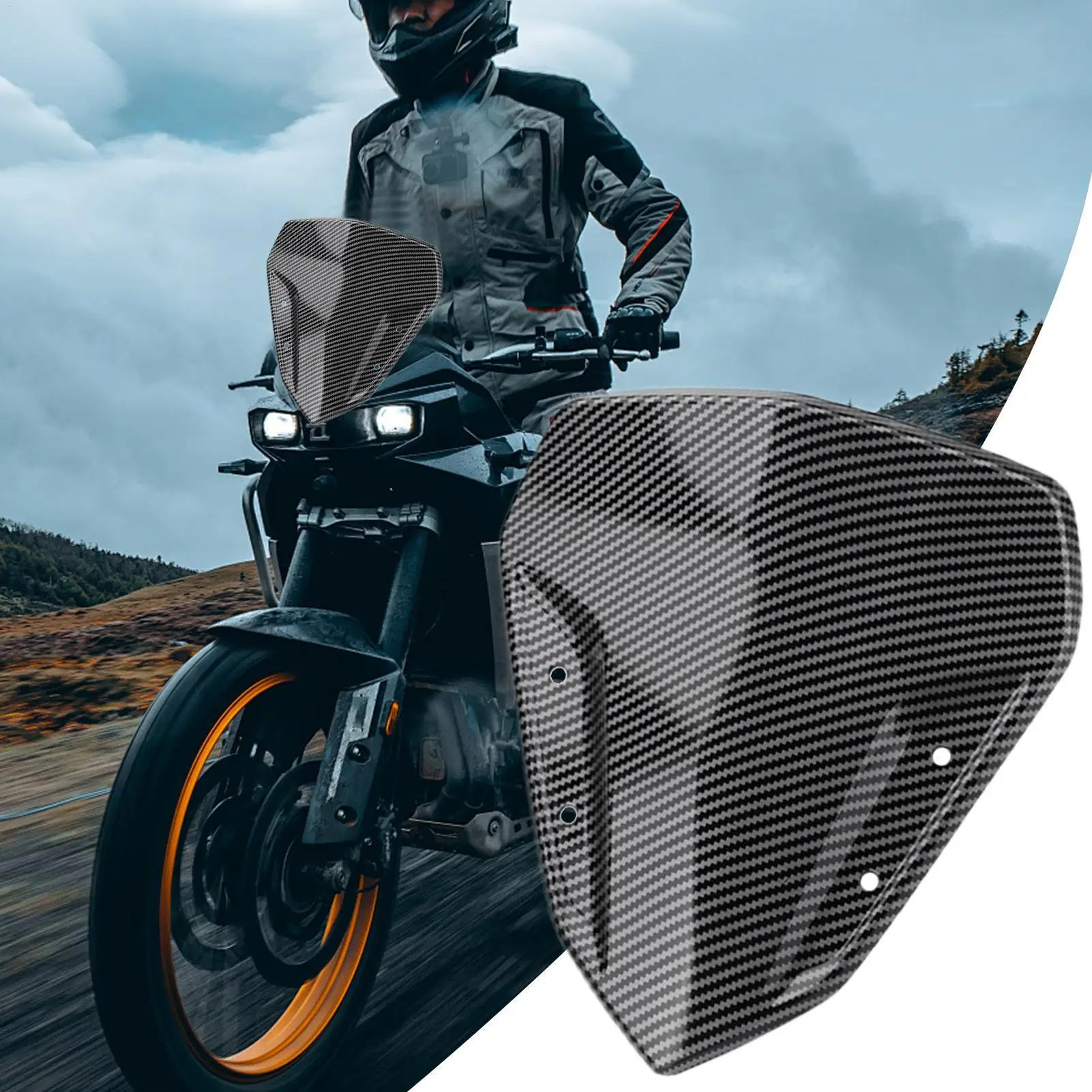 

New 2025 Motorcycle Front Windshield Motorcycle Wind Screen Deflectors For AEROX155 V1 For NVX155 Modification Accessories