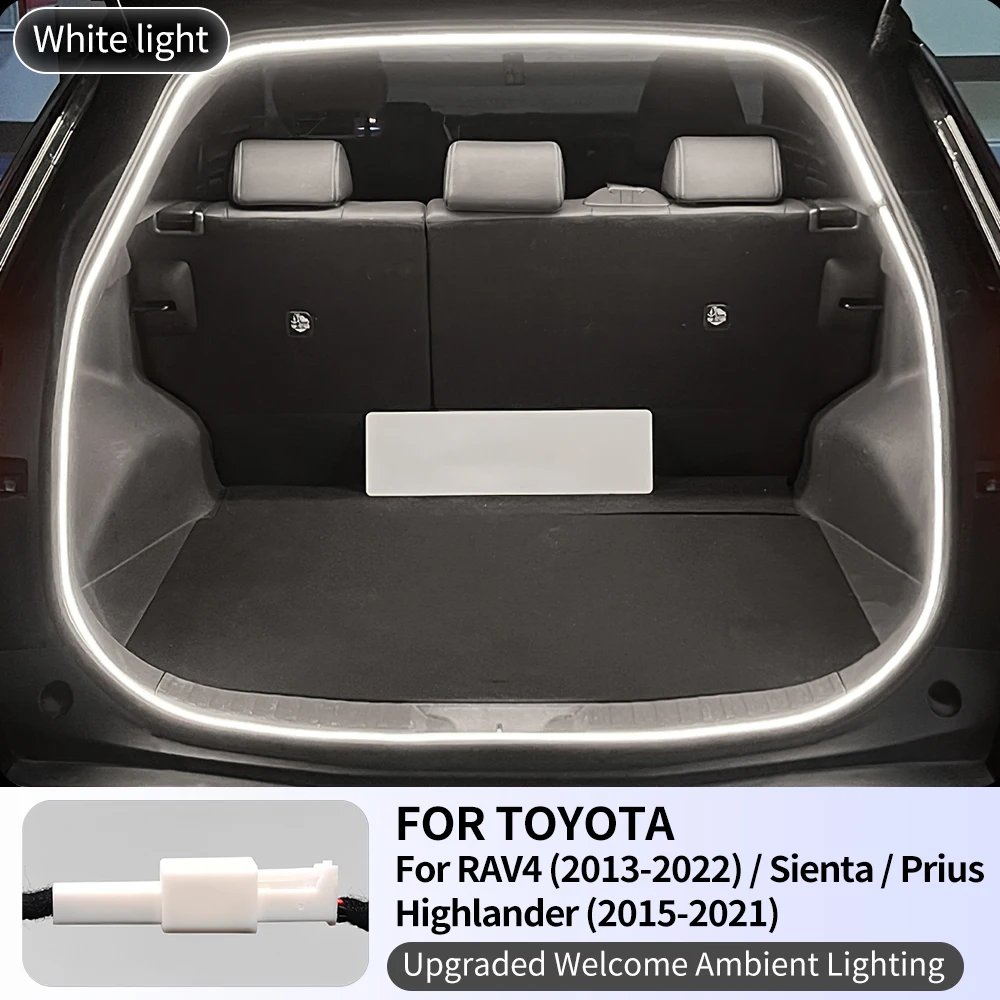 Dynamic Flowing Rear Trunk Light For Toyota RAV4 2013 2014 2015 2016-2022 Prius 2010-2025 LED Strip for Toyota Highlander Sienta
