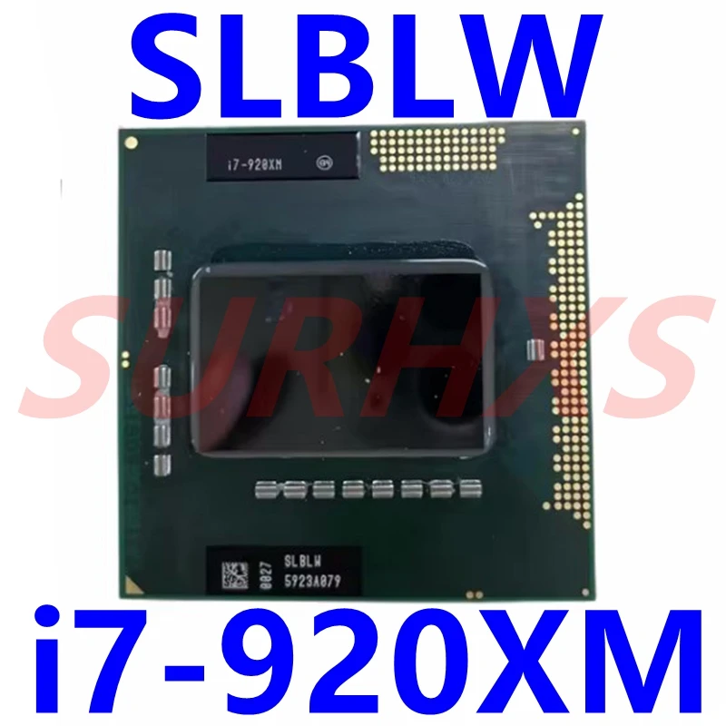 

CPU i7-920XM i7 920XM SLBLW, 2,0 GHz, Quad-Core, hilo nocturno, 8M, 55W, enchufe G1 PGA988A