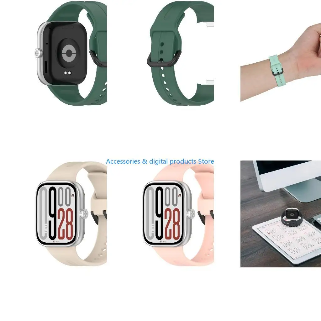 77JD Unisex Belt Washable Straps Bracelet Breathable For Watch 5/4 Scratch Resistant