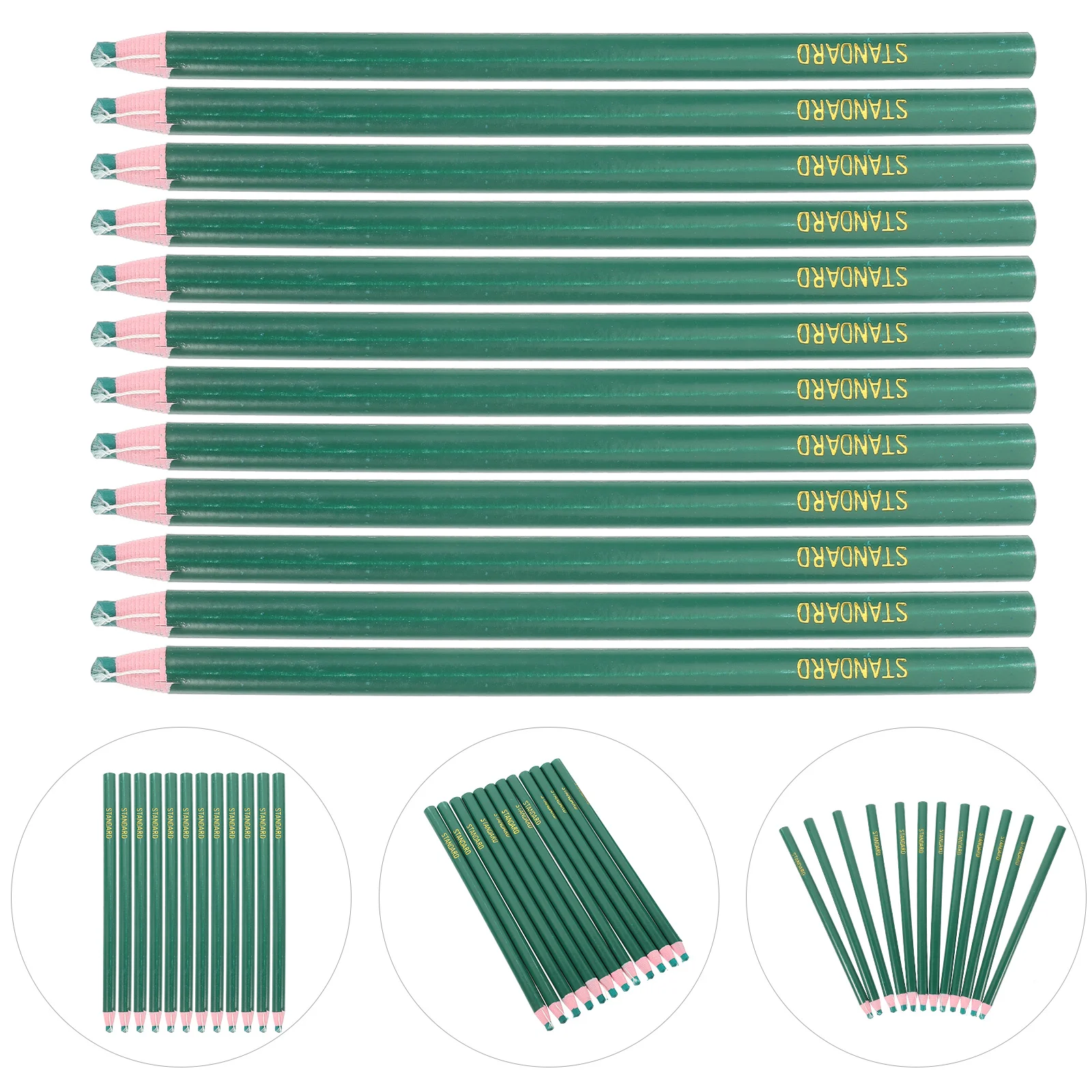 12 PCS White Marker Pen Peel-off China Honeycomb Construction Green Grease Pencil