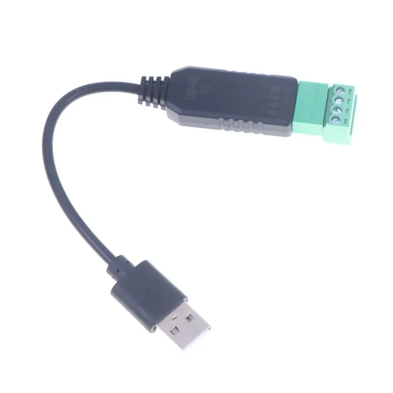 Konwerter USB na RS485 Przemysłowy moduł adaptera szeregowego z układem CH340 z portem DB9 do Modbus RTU, programowania PLC
