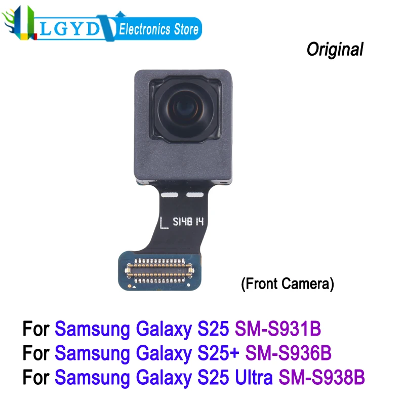

Совместимая Передняя камера для Samsung Galaxy S25 SM-S931B / Galaxy S25 Plus SM-S936B / Galaxy S25 Ultra SM-S938B, сменная деталь