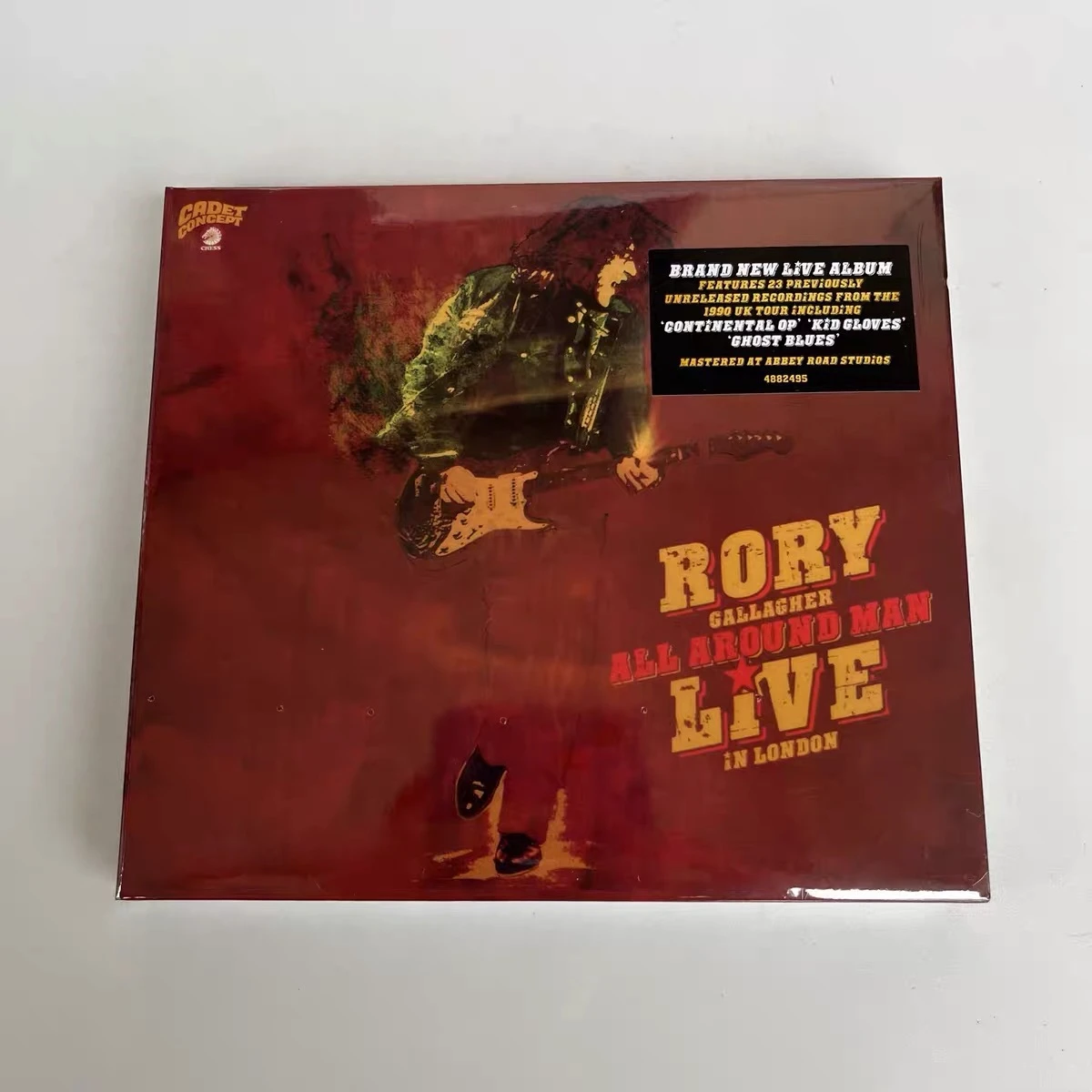 Pop Rory Gallagher CD de música todo en todo el hombre en vivo en Londres álbum Shadow play 2 uds registro de música Cosplay Walkman coche caja de banda sonora