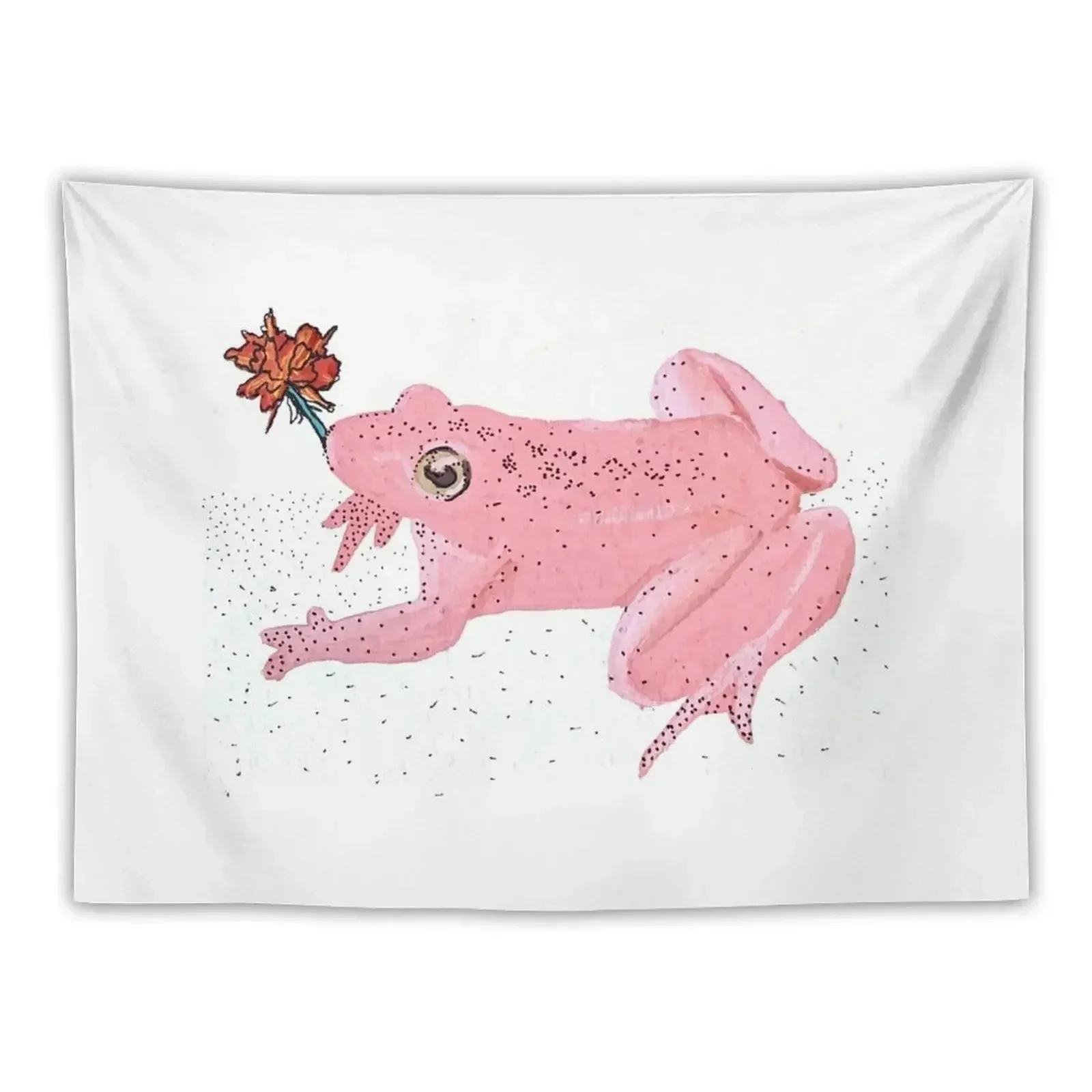 

Pink frog with pink Tapestry Decoration Wall Anime Decor Decor Home Tapestry