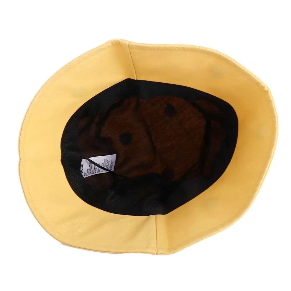 

Summer Beach Embroidery Girl For Women Flower Sun Cap Sun Protection Bucket Hat Visor Cap