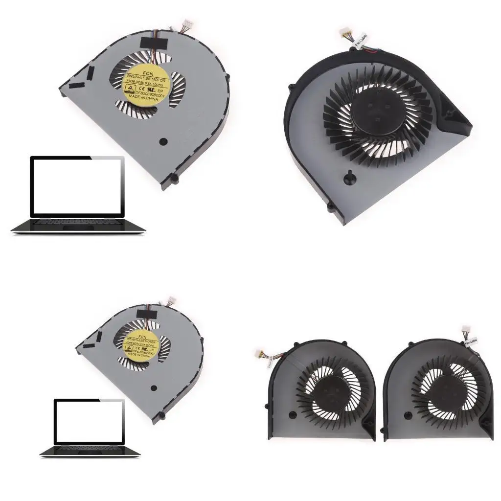 

652f Radiator GPU Radiators DC5V 0,5A 4PIN 4-проволоки для AlienWare15 Alw15ed