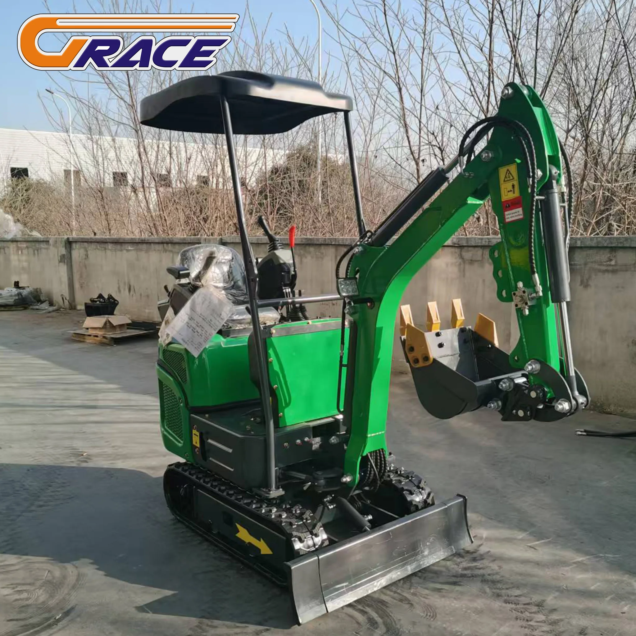 حفارة جرار زاحفة ديزل مخصصة - آلات هندسية هيدروليكية شديدة التحمل على طراز كوبوتا