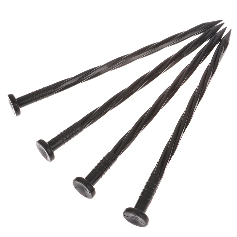 10Pcs Outdoor Camping Tent Pegs Ground Nails Screw Anchor Stakes Pegs Hiking Tent Stakes Garden Ground Nail Pins Accessories