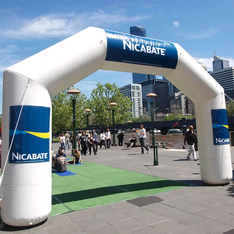 Custom Outdoor Event Finish Line Inflatable Race Start Arch Inflatable Entrance Archway Arco Inflatable