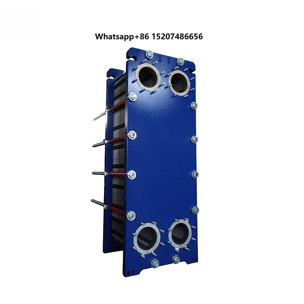 Efficient Heat Transfer Compact 316 Steel Plate Heat Exchanger Pump Engine Oil Cooler Systems