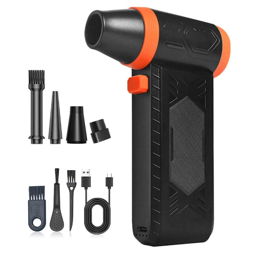 

Powerful Turbo Jet Violent Fan 300000RPM 45m/s Winds Speed Turbo Violent Fan Brushless Motor Handheld Duct Fan PC Cleaning Tool