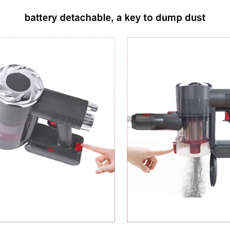 무선 가정용 카펫 청소 휴대용 경량 무선 진공 청소기