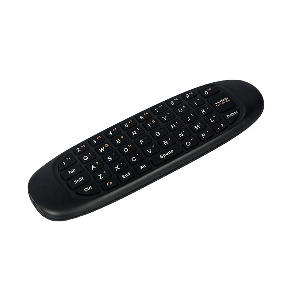 VONTAR  English VONTAR C120 air Mouse Rechargeable mini Wireless Keyboard for Android TV Box H96max X96max HK1 X88pro PC